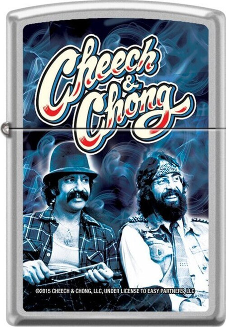 Cheech & Chong -  Court -Chrome Zippo Lighter