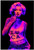 I Love CA Marilyn Non Flocked Blacklight Poster - 24" X 36"