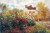 The Artist's Garden In Argenteuil By Monet Poster - 24" X 36"