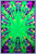 Image under blacklight of Heady Leaf Black Light Poster