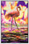 Flamingo Blacklight Poster - 23" X 35"