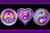 Peace, Love & Happiness - Non Flocked Blacklight Poster - 24" X 36"