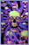 Image under blacklight of Hyper Skull Non-Flocked Blacklight Poster