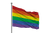 Rainbow Fly Flag 3' x 5'