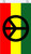 Rasta Peace Fly Flag