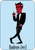 Handsome Devil Large Sticker - 2 1/2" X 3 3/4"