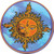 Mikio Kennedy - Sun Face Round Sticker - 2 1/2" Round