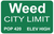 Weed City Limits Mini Poster- 17" x 11"