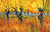Vincent Van Gogh - Willows at Sunset Mini Poster 17" x 11"