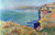 Claude Monet - Cliffs at Varengeville Poster 17" x 11"