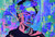 Frida Khalo Non-Flocked Blacklight Poster 36" x 24"