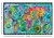 World Map by Dean Russo Mini Poster 17" x 11"