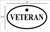 Veteran Oval - Postcard Sized Vinyl Sticker 6" x 3.5" Veteran Oval - Postcard Sized Vinyl Sticker 6" x 3.5"