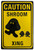 Shroom Crossing Tin Sign - 20x30cm - 7.87" x 11.81"