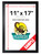 Black Wood Poster Frame - 11" x 17"