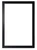 Black Wood Poster Frame - 11" x 17"