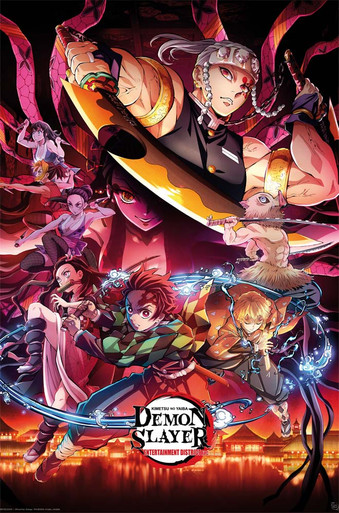 Demon Slayer - Entertainment District - Anime Poster - 24