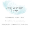 DETOX your hair with SHMUD cleanse & purify - 3 ways