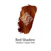 Red Shadow medium copper red hair colour swatch sample