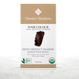 Deep Chestnut Shadow - Darkest warm brown organic hair colour by Desert Shadow