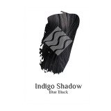 Indigo Shadow blue black hair colour swatch sample