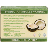 Niugini Organics Virgin Coconut Oil Soap Lavender 100g product photo back of box