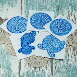 Henna stencil - mandala product image