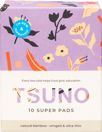 Natural bamboo pads - Super ( winged & ultra thin) 10pack product image