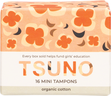 TSUNO Organic cotton tampons - Mini 16 pack product image