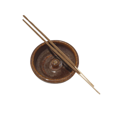 Handmade ceramic incense holder product photo