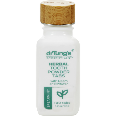 DR TUNGS Herbal tooth powder tabs - SPEARMINT 100 TABS product photo