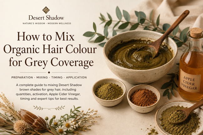 Guide to mixing Brown Shades for GREY COVERAGE