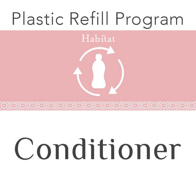 Plastic refill programme - palm oil free conditioner by Desert Shadow