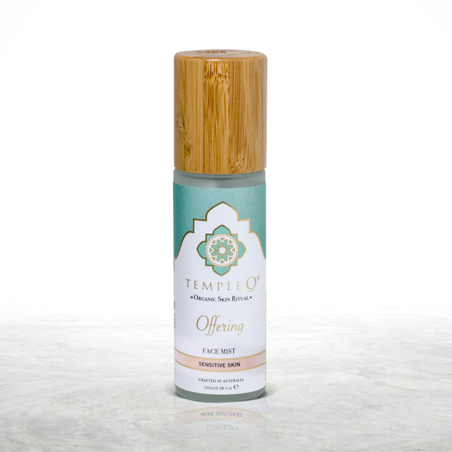 Temple O - OFFERING face mist  sensitive skin - certified organic face toner made in Australia