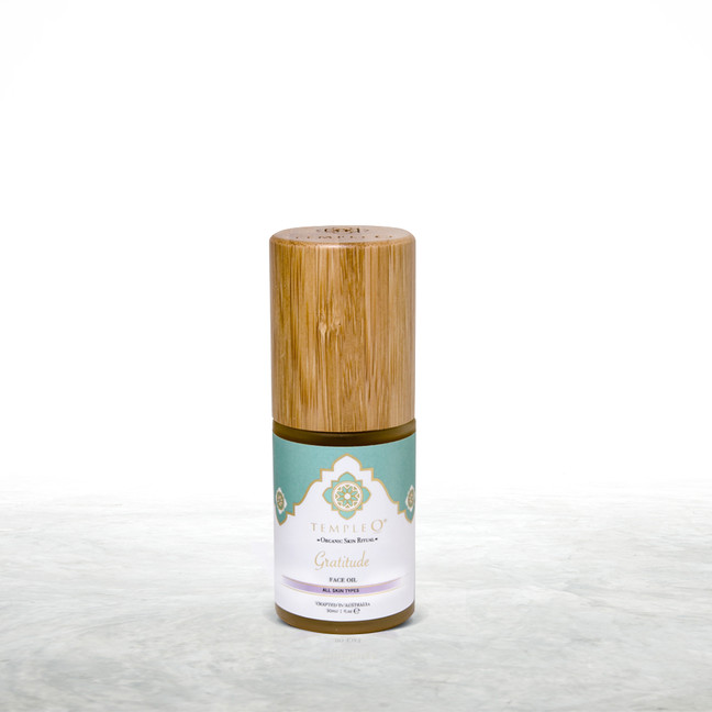 TEMPLE O - GRATITUDE Face oil - certified organic moisturiser for all skin types product image