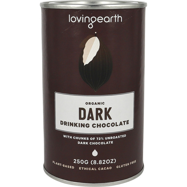 Loving Earth Drinking Chocolate Dark 250g product photo