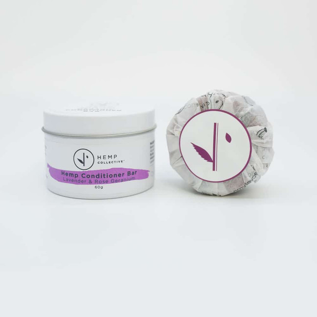 Hair Conditioner Bar with Lavender & Rose Geranium 60g product photo