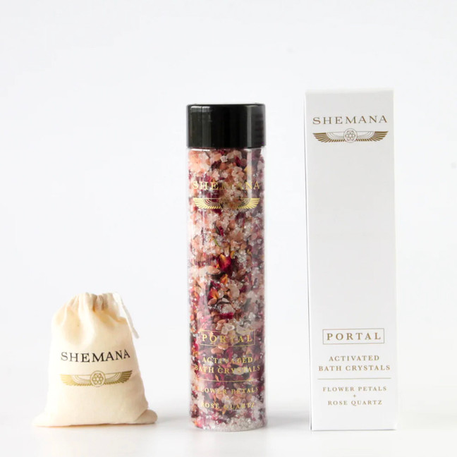 Shemana PORTAL - Rose Petals & Rose Quartz Bath Salts 300g product image