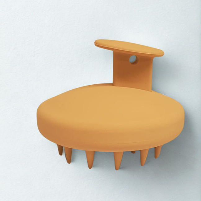 Silicone shampoo scalp massager