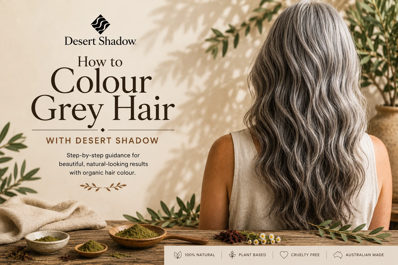 How to Colour Grey Hair with Desert Shadow