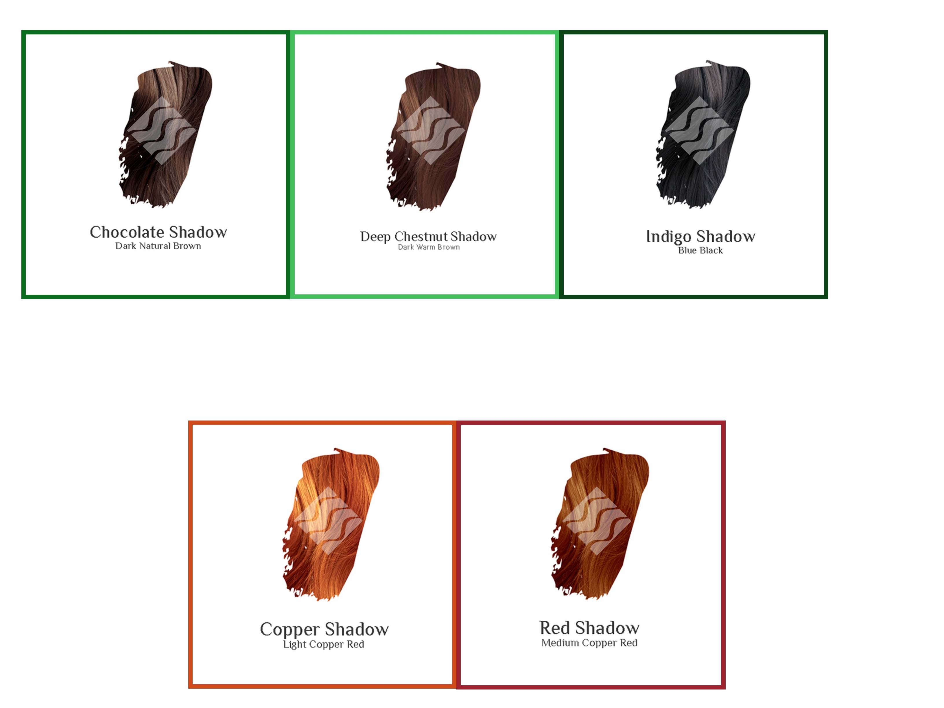 When to use a red base Desert Shadow Organic hair dye, natural