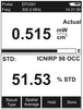 EMF Measurement Display Example - Narda NBM-550 RF Field Meter