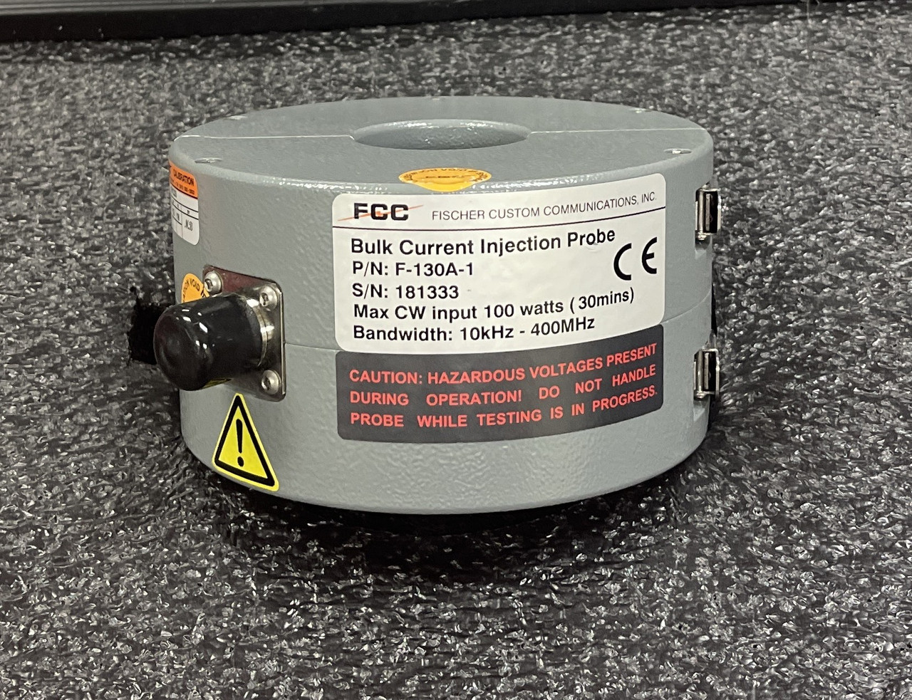 Fischer/FCC F-130A-1 Bulk Current Injection Probe - The EMC Shop