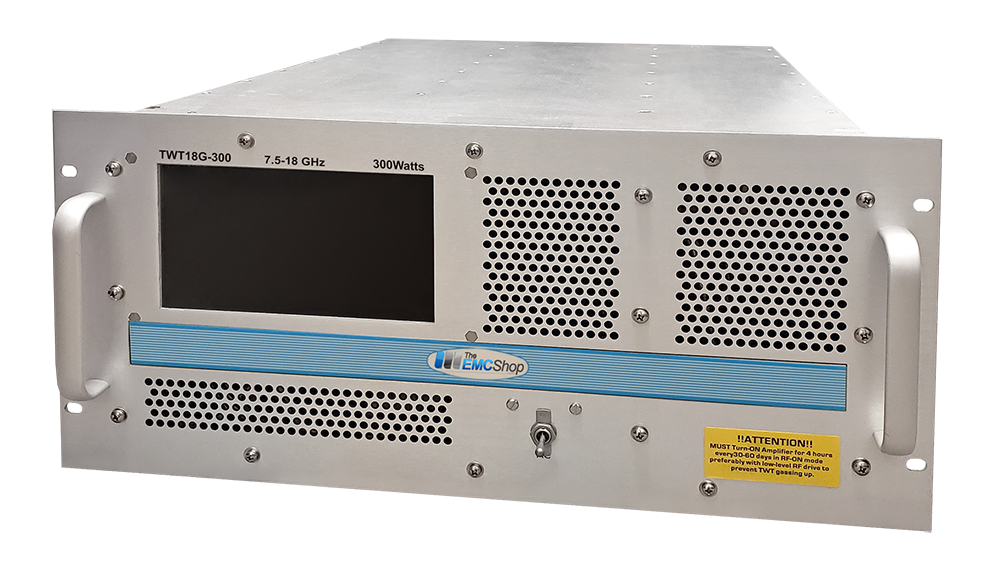 TWT18G-300 8 GHz - 18 GHz, 300 Watt RF CW Amplifier