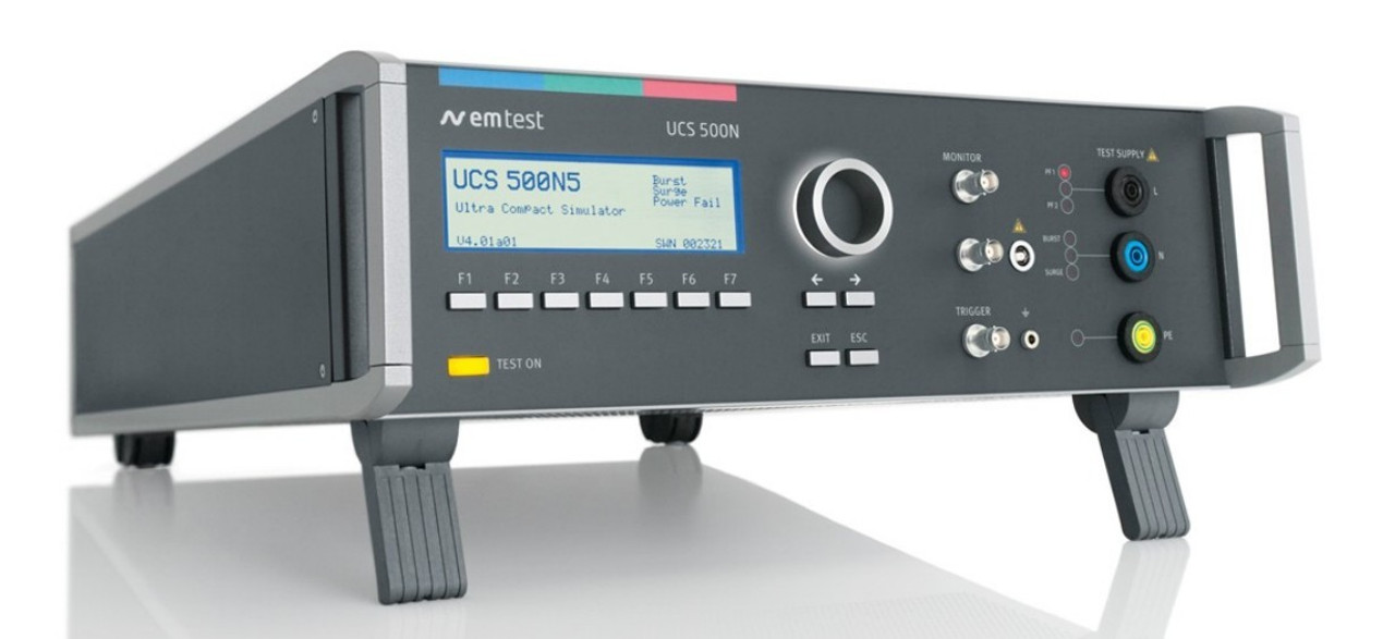 EM Test UCS 500N5 Multifunctional Generator for EFT/Burst, Surge & Power Fail up to 5.5kV