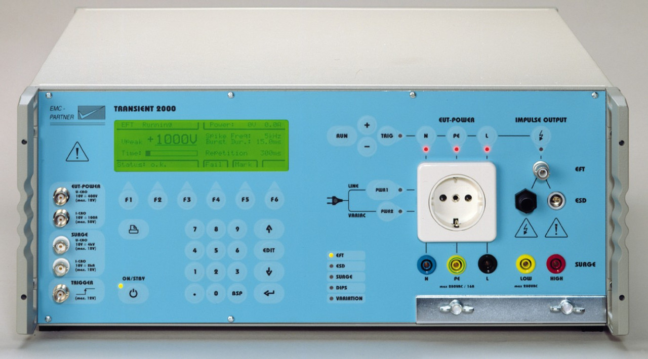 EMC Partner TRA2000 Transient Generator for Surge/EFT Testing