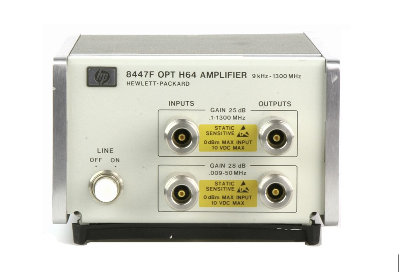 HP 8447F-H64 RF Amplifier 9 KHz to 1300 MHz