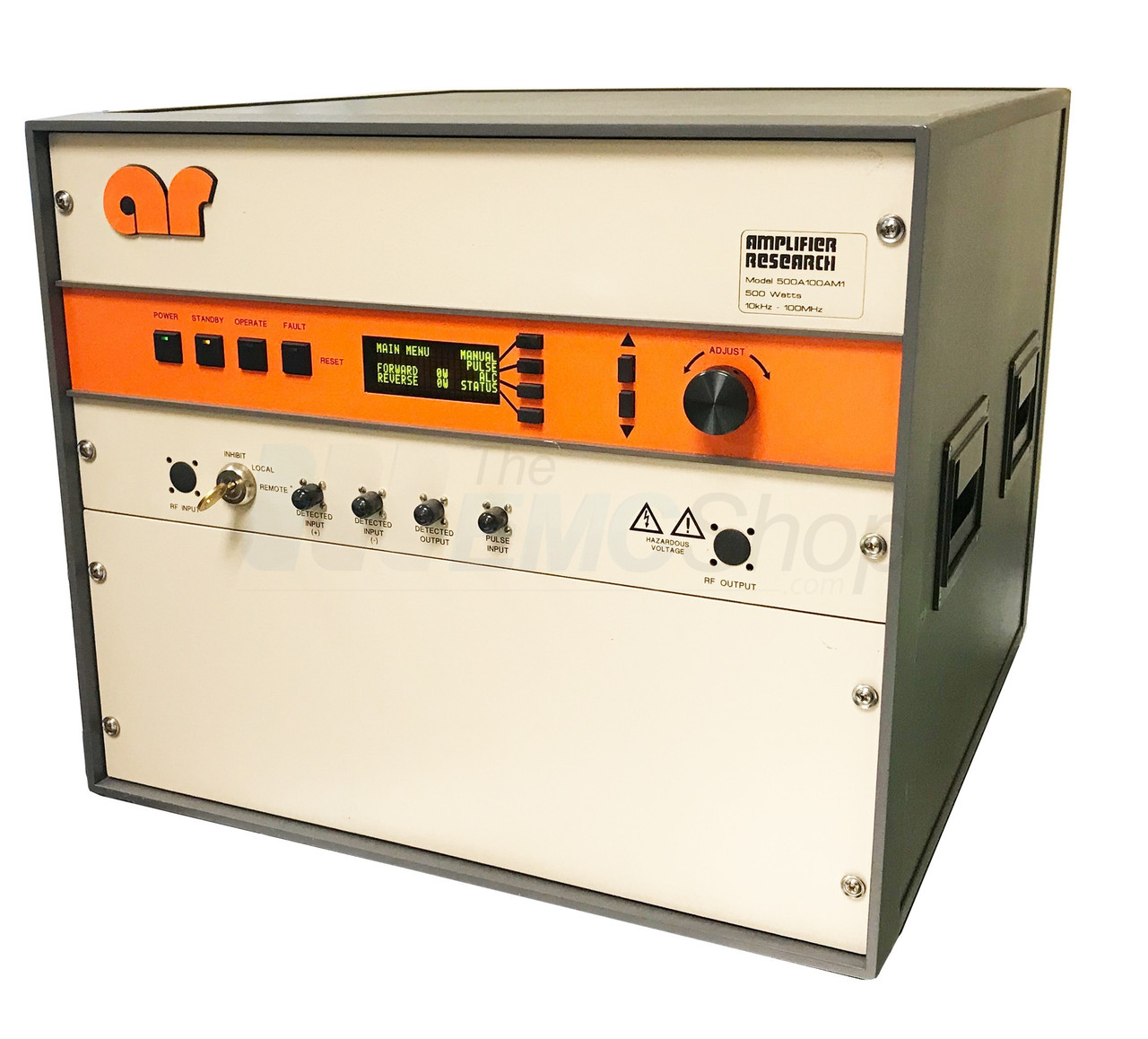 A.R. 500A100A Solid State RF Amplifier, 500 Watts CW, 10 kHz - 100 MHz