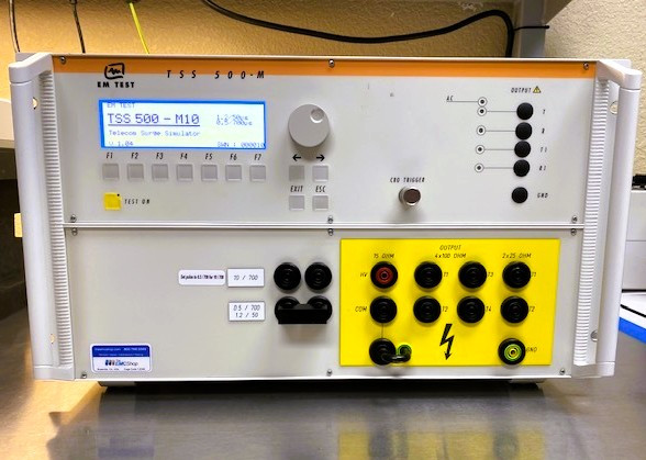 EM Test TSS 500M10 Telecom Surge Generator - The EMC Shop