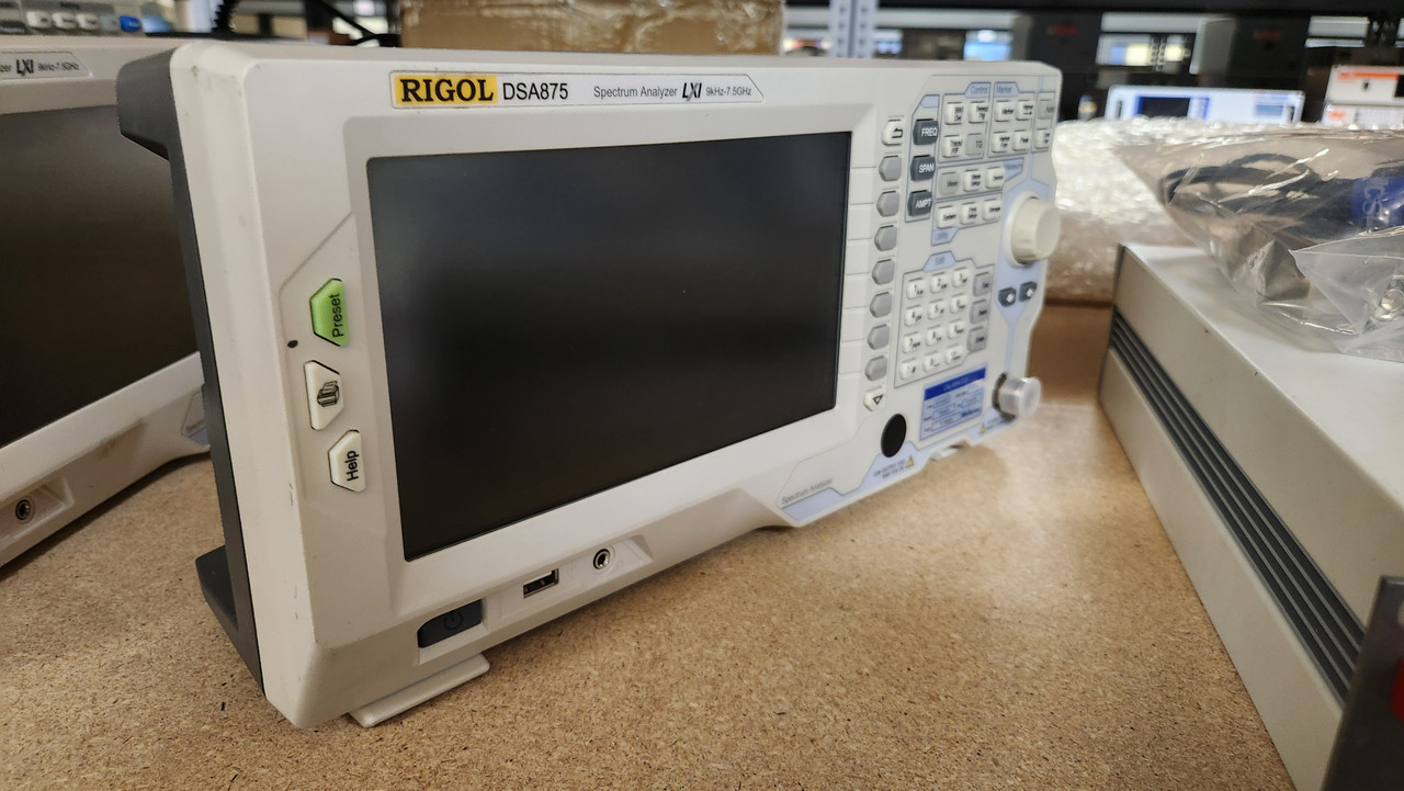 Rigol DSA875-TG Spectrum Analyzer, 9 kHz to 7.5 GHz